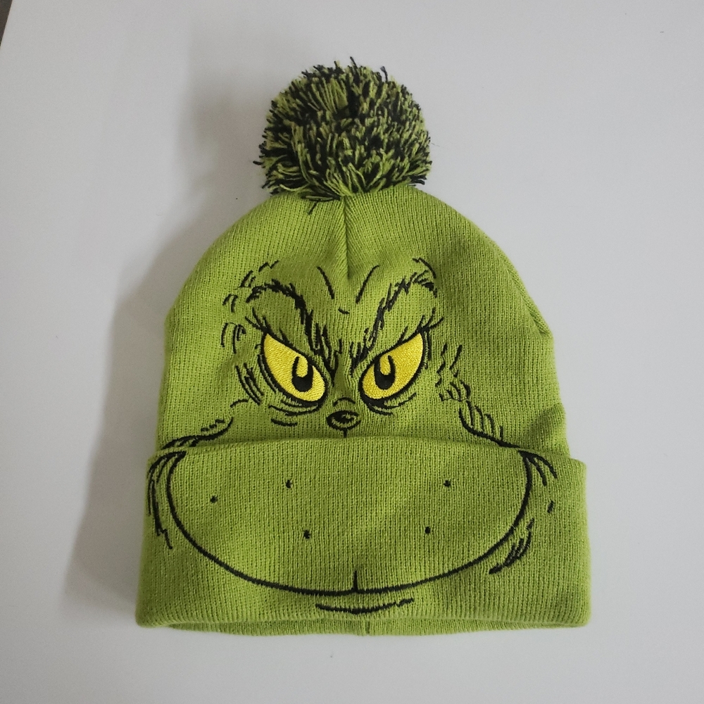Adult grinch beanie